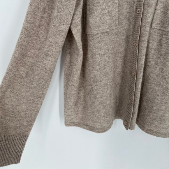 Jason Wu Cashmere Button Down Collared Patch Pocket Shirt Sweater Cardigan - Picture 4 of 8